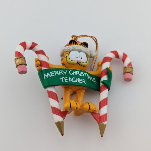 3 Vintage Garfield Christmas Ornaments – Nostalgic Holiday Décor - Picture 3 of 8